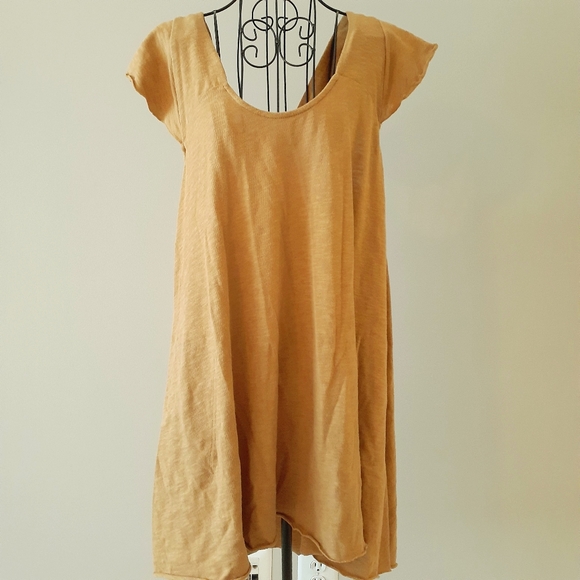 Free People FP Beach Sz S Early Riser Golden Dress - Picture 8 of 9
